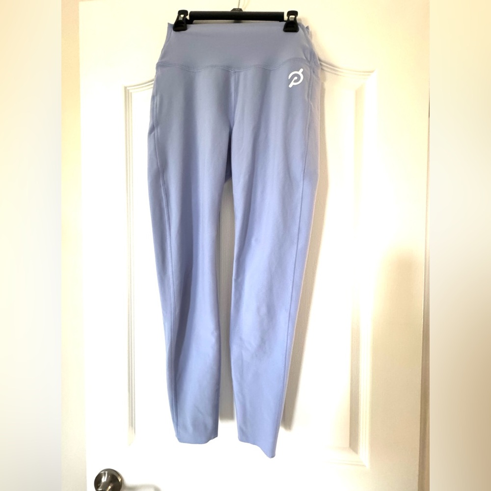 Periwinkle Light Lavender Peloton Leggings Capris Athleisure Activewear Small